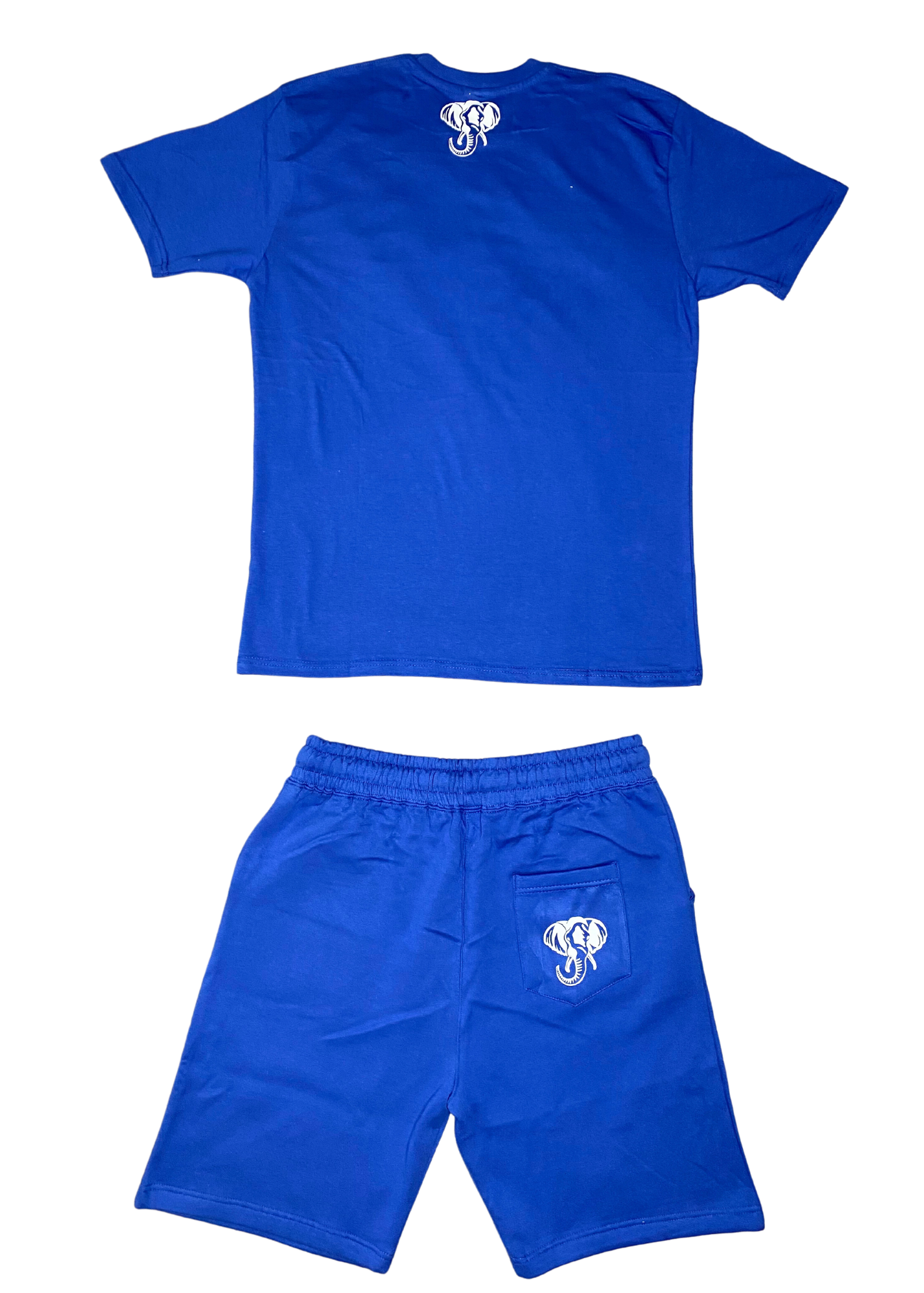 BLUE CLONE T-SHIRT AND SHORT SET